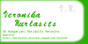 veronika murlasits business card